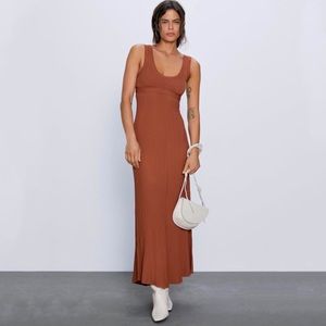 Zara Long Knit Dress
